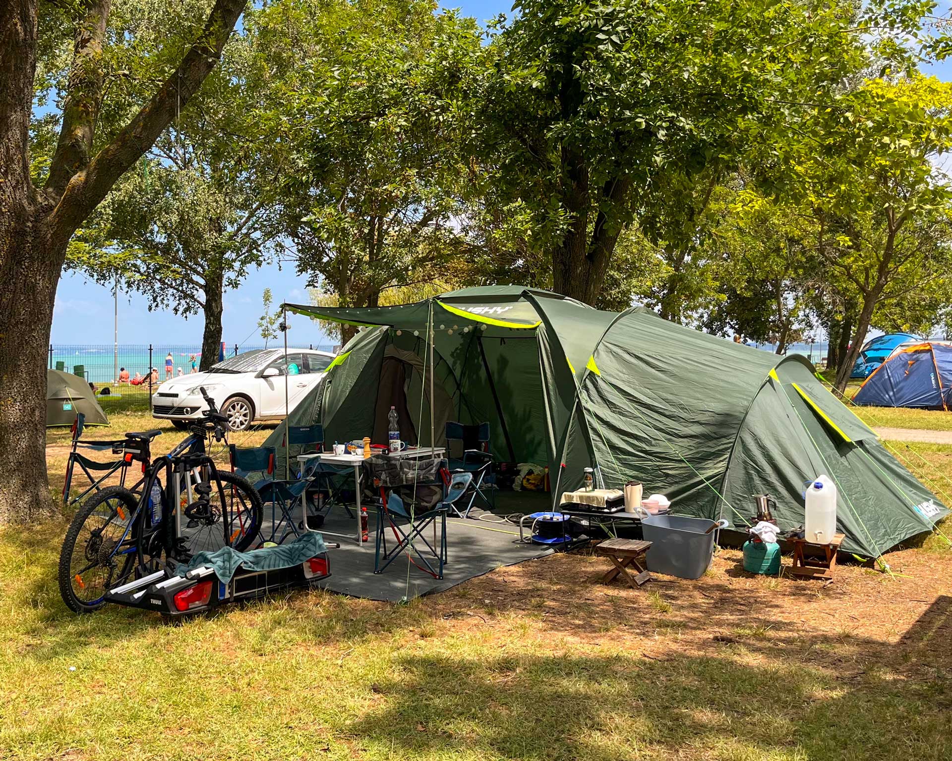 Aranypart Zelt Zeltplatz Campingplatz Camping Siofok