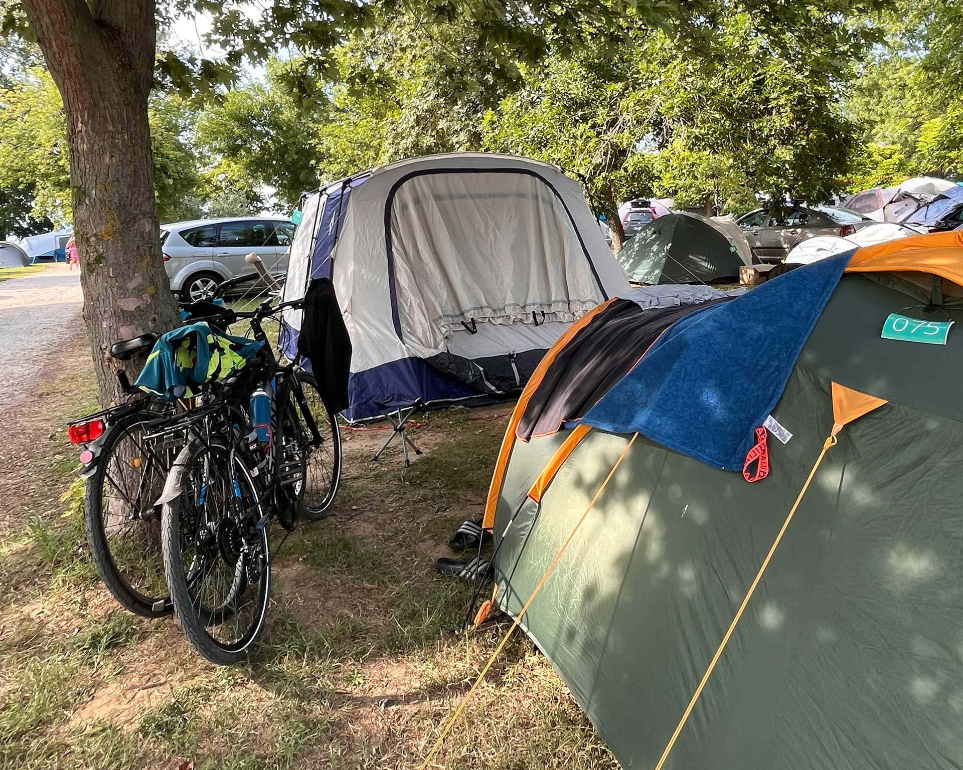 Aranypart Zelt Zeltplatz camping camping Siófok