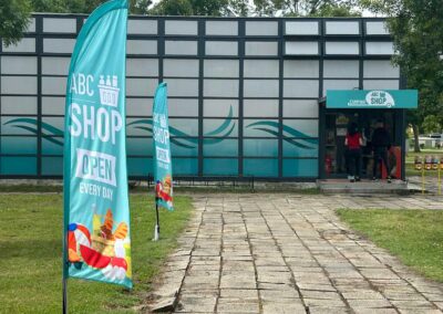 camping restaurant Aranypart Camping Siófok grocery
