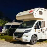 lakóautó lakókocsi Aranypart Camping Siófok Balaton