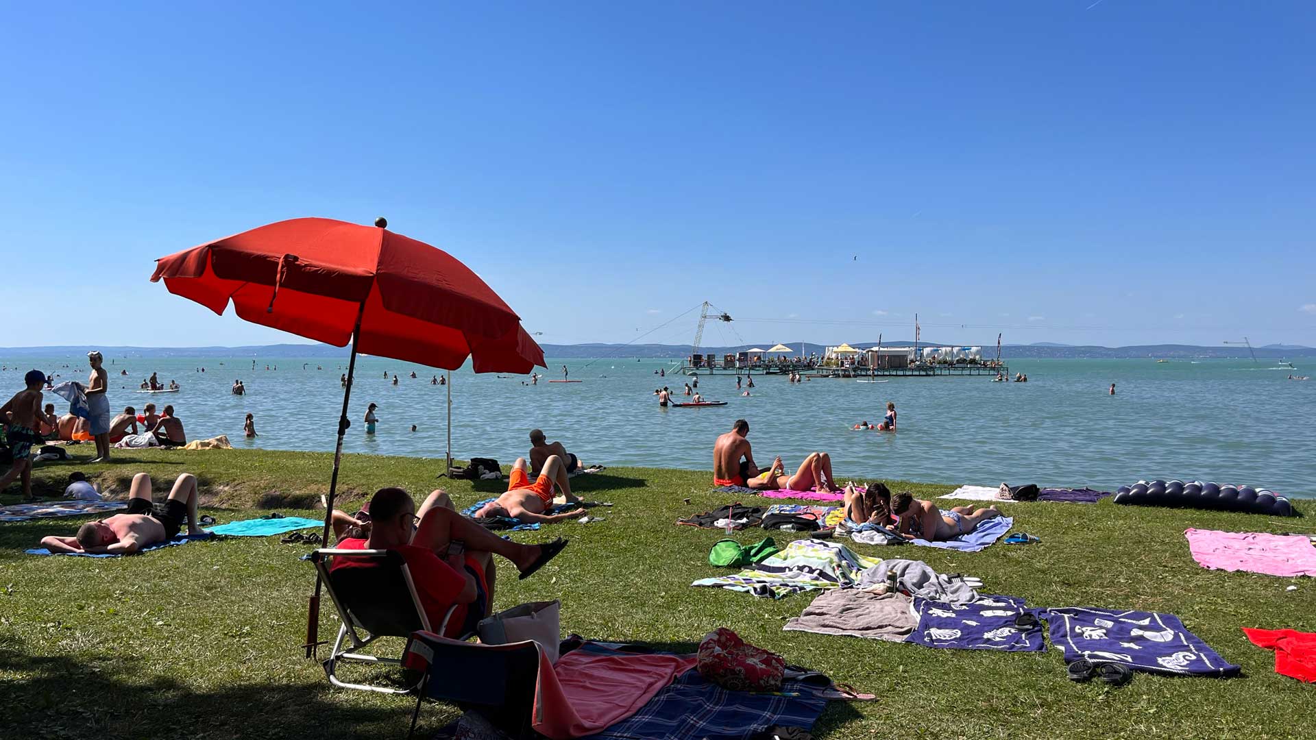 motorhome Aranypart Camping Siófok Balaton
