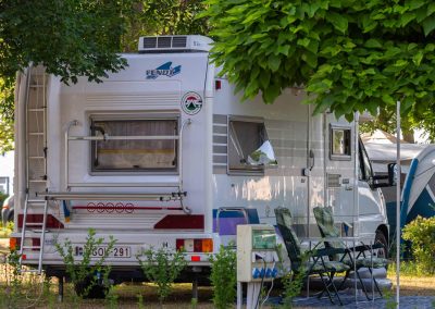 caravan pitches kemping Aranypart Siófok