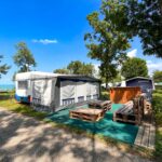 lakókocsi parcella kemping Aranypart Siófok
