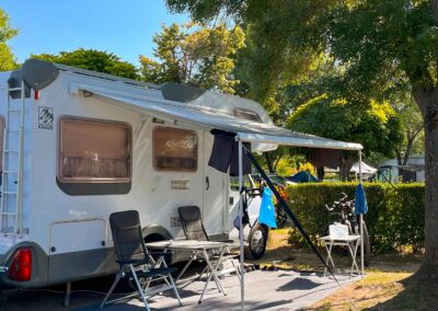 caravan pitches kemping Aranypart Siófok