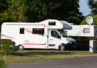 caravan pitches kemping Aranypart Siófok