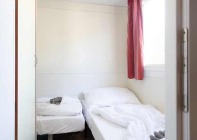mobile house Aranypart Camping Siofok suncool bedroom