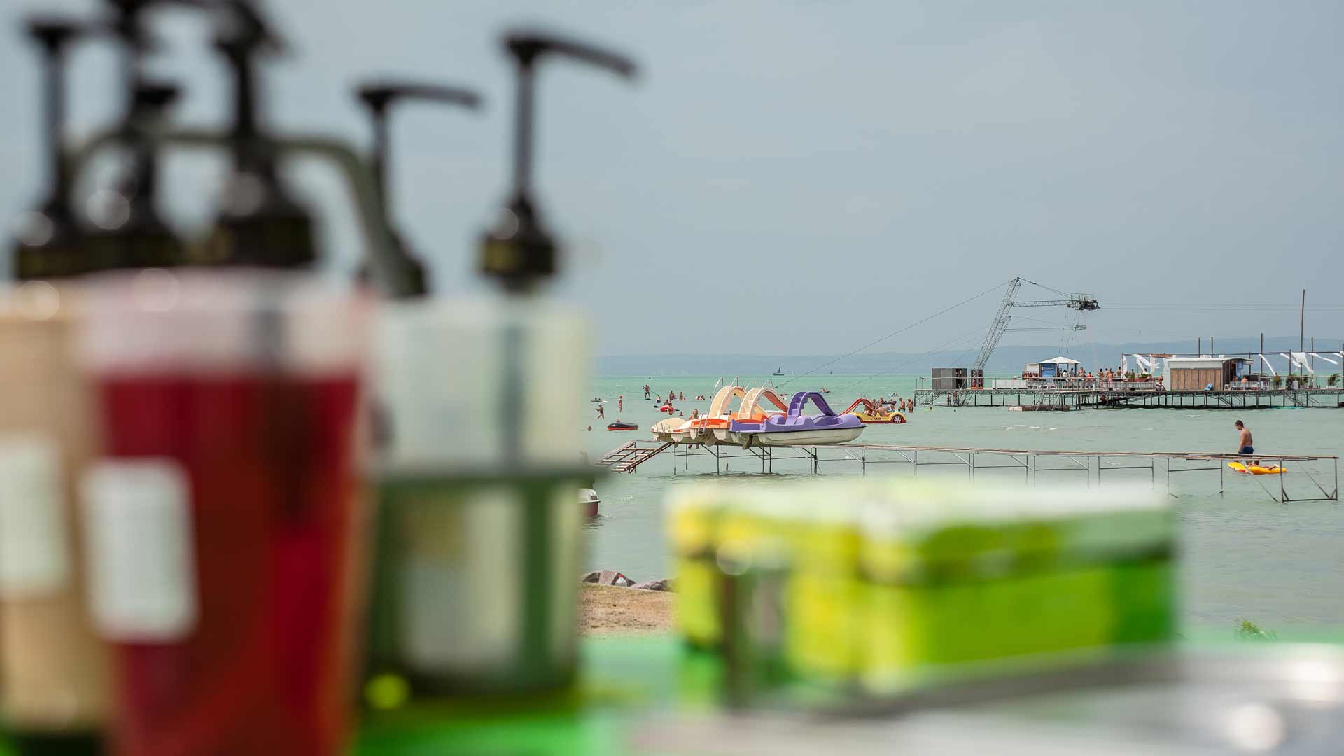 beach wakeboard Aranypart Camping Siófok